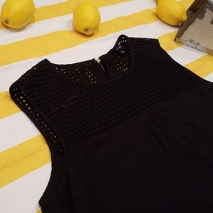 🍋Black Babydoll Tank